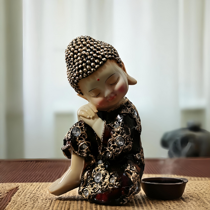 Set of 3 Sleeping Buddha Statues – Peace & Serenity Home Decor