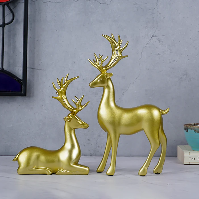 Reindeer Statues (Set of 2)